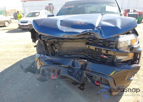 2021 Chevrolet Silverado 1500 4Wd Short Bed Custom Trail Boss из США, поврежденный, VIN 1GCPYCEF7MZ309276